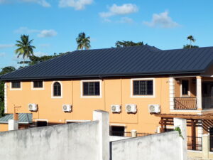 A freshly cleaned roof